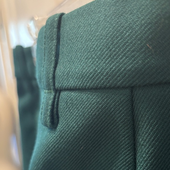 NWT Banana Republic Forest Green Straight Leg Trousers - Picture 9 of 9